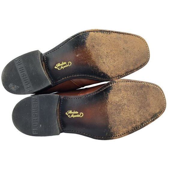 Vintage ‎ 1960's Florsheim Imperial Men's Brown Leather Tassel Loafers  SIZE 7.5 - Picture 9 of 9